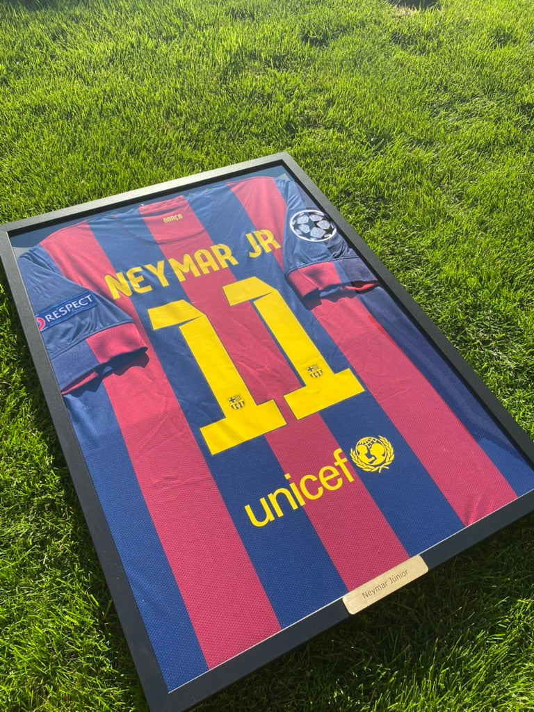 FC Barcelona Neymar Júnior Framed Jersey