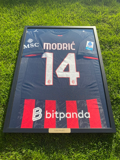 AC Milano Luka Modrić Framed Jersey