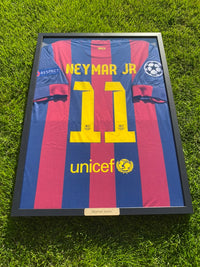 FC Barcelona Neymar Júnior Framed Jersey