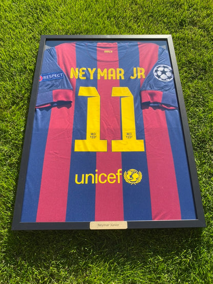 FC Barcelona Neymar Júnior Framed Jersey