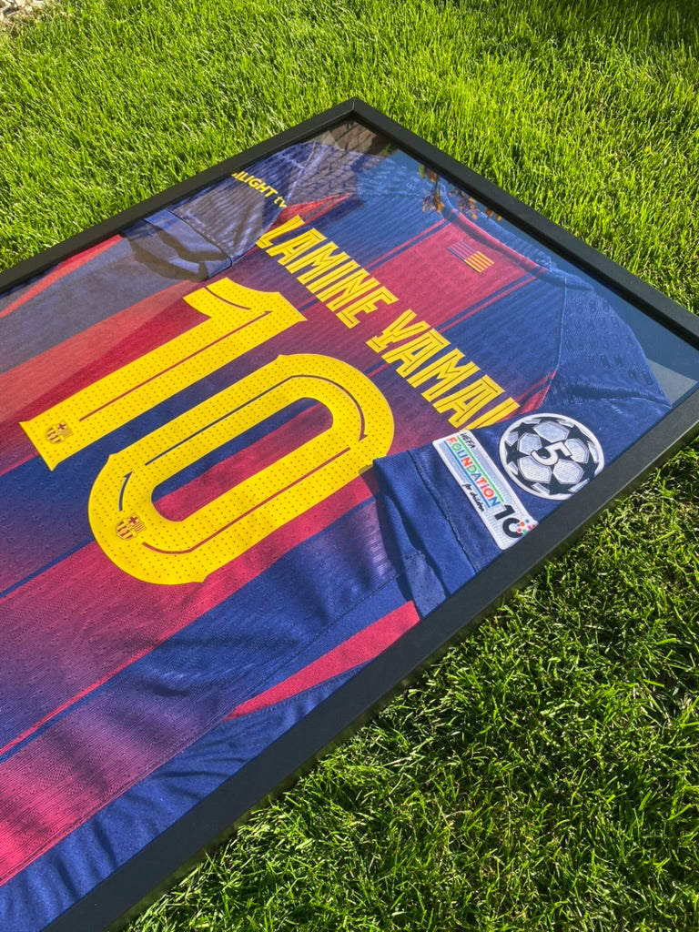 FC Barcelona Lamine Yamal Framed Jersey