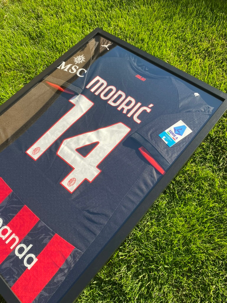 AC Milano Luka Modrić Framed Jersey