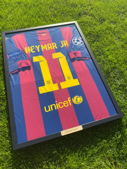 FC Barcelona Neymar Júnior Framed Jersey