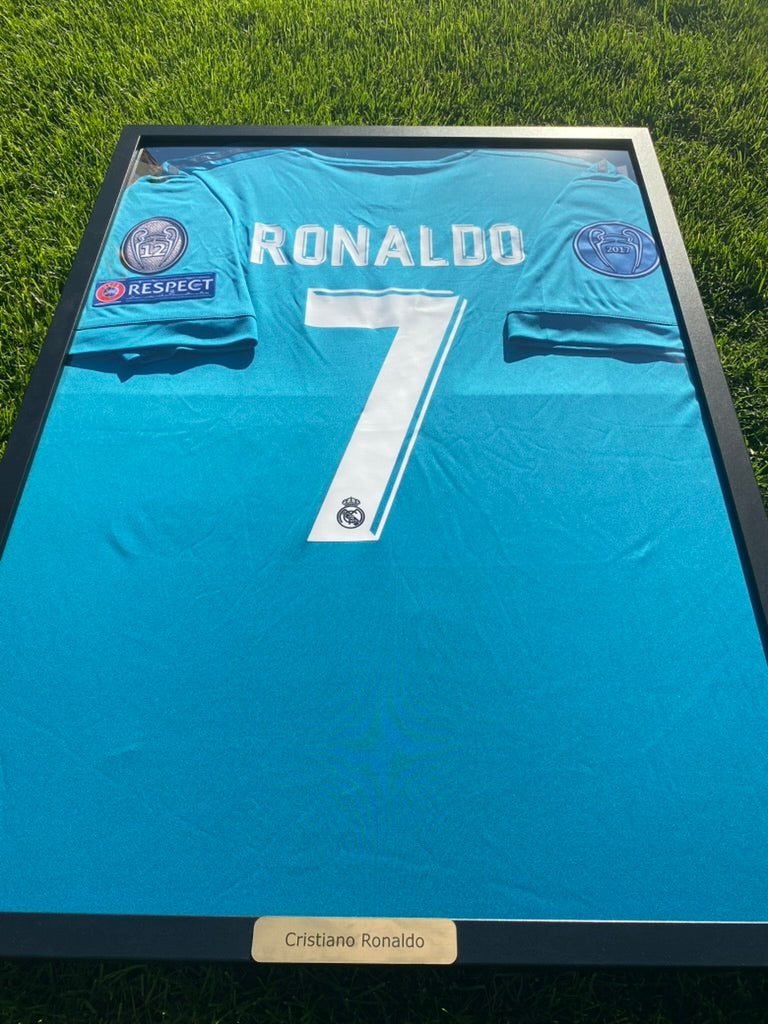 Real Madrid Cristiano Ronaldo Framed Jersey