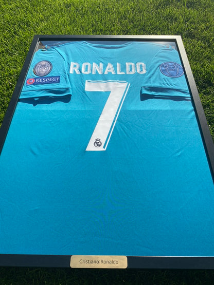 Real Madrid Cristiano Ronaldo Framed Jersey