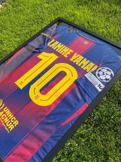 FC Barcelona Lamine Yamal Framed Jersey