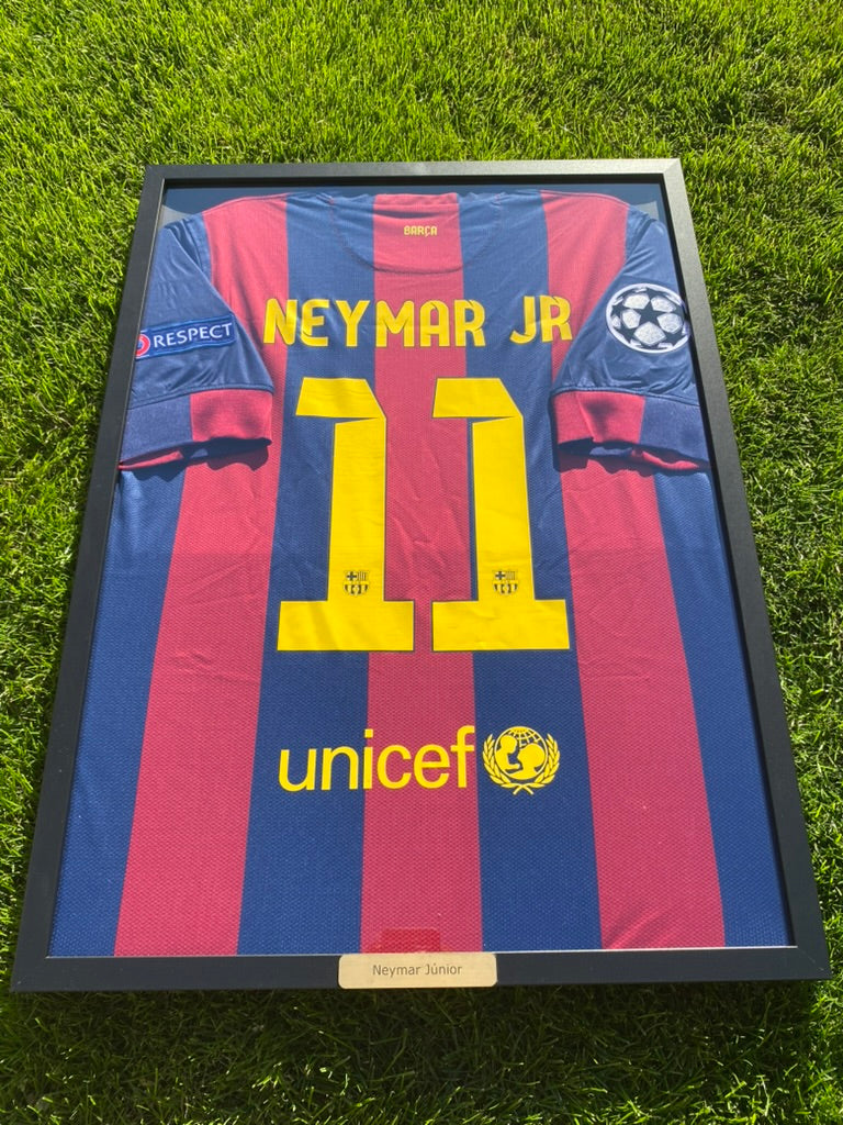 FC Barcelona Neymar Júnior Framed Jersey