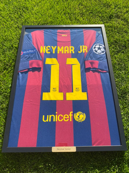 FC Barcelona Neymar Júnior Framed Jersey