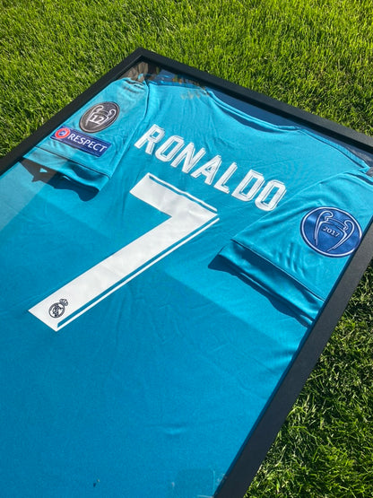 Real Madrid Cristiano Ronaldo Framed Jersey
